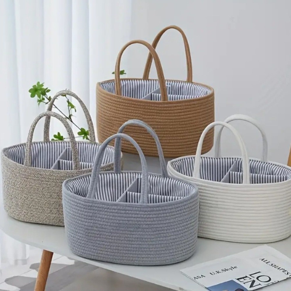 Baby Products Organiser - Büyük Kapasiteli Bebek Bezi Organizatör Pamuk