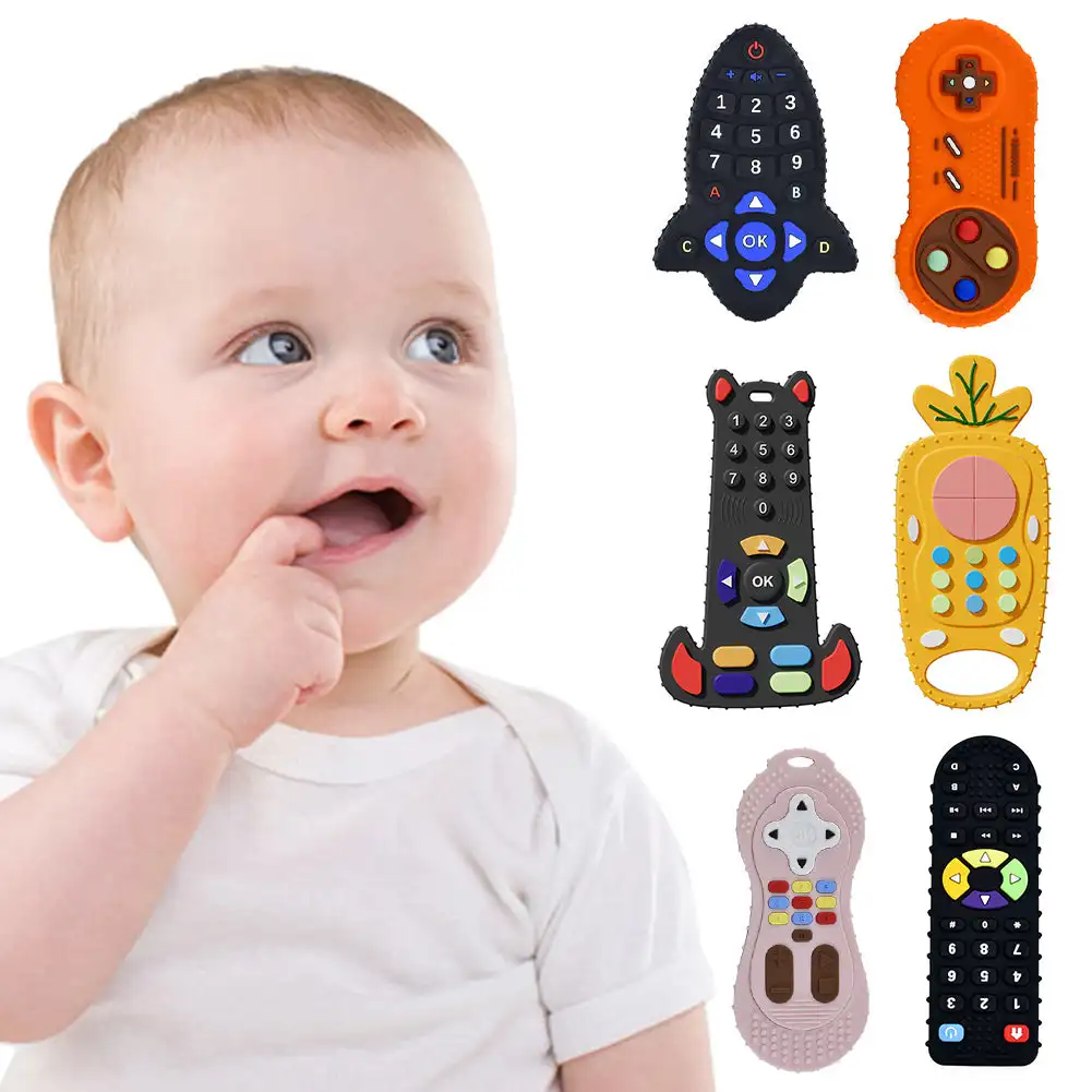 Baby Products Natural - Bebek Silikon Diş Kaşıyıcı Oyuncaklar Uzaktan
