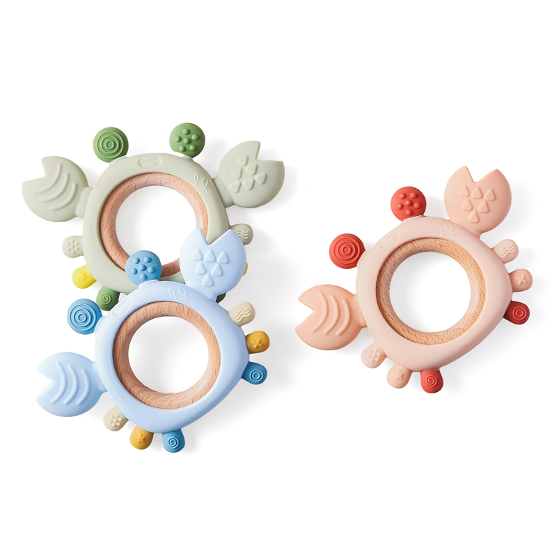 Baby Products List - Bebek Silikon Diş Kaşıyıcı Karikatür Yengeç