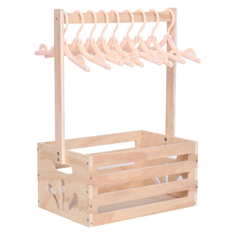 Baby Products Hamper - A25F-Ahşap Bebek Mevlüdü Hediye Sepeti Dolap