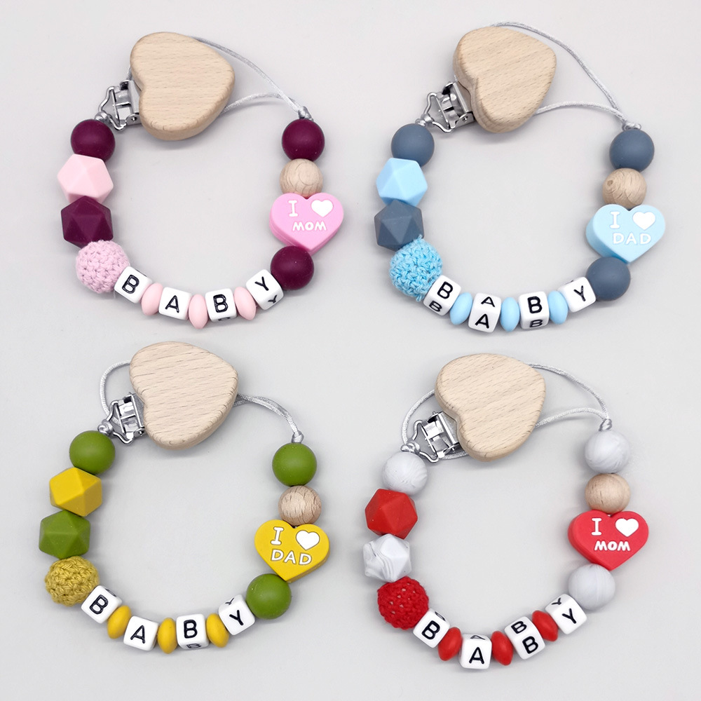 Baby Products To Gift - Kişiselleştirilebilir İsimli Bebek Diş Kaşıyıcı Emzik