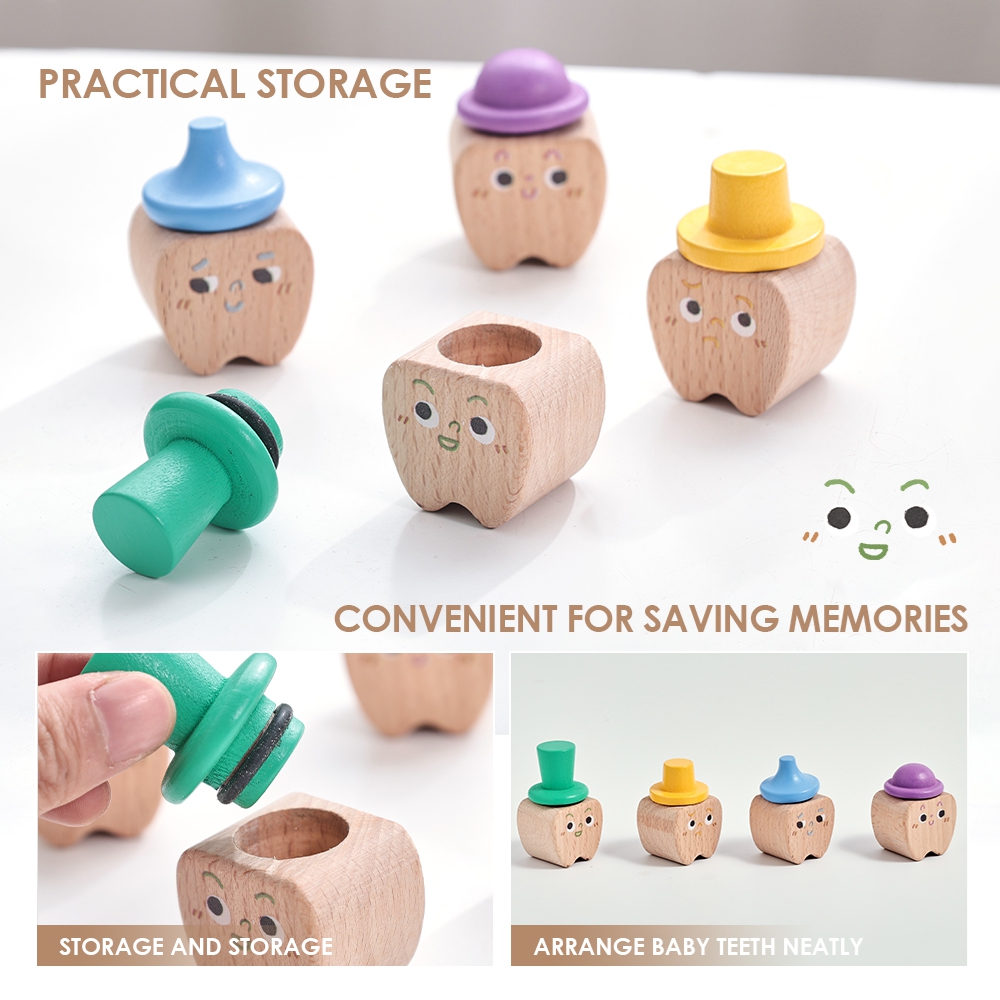 4 adet Set Bebek Diş Ahşap Kut - Baby Products Natural incelemesi ve fiyatı