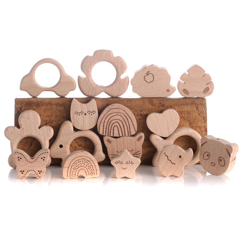 10 adet doğal kayın ahşap bonc - Baby Products Natural incelemesi ve fiyatı