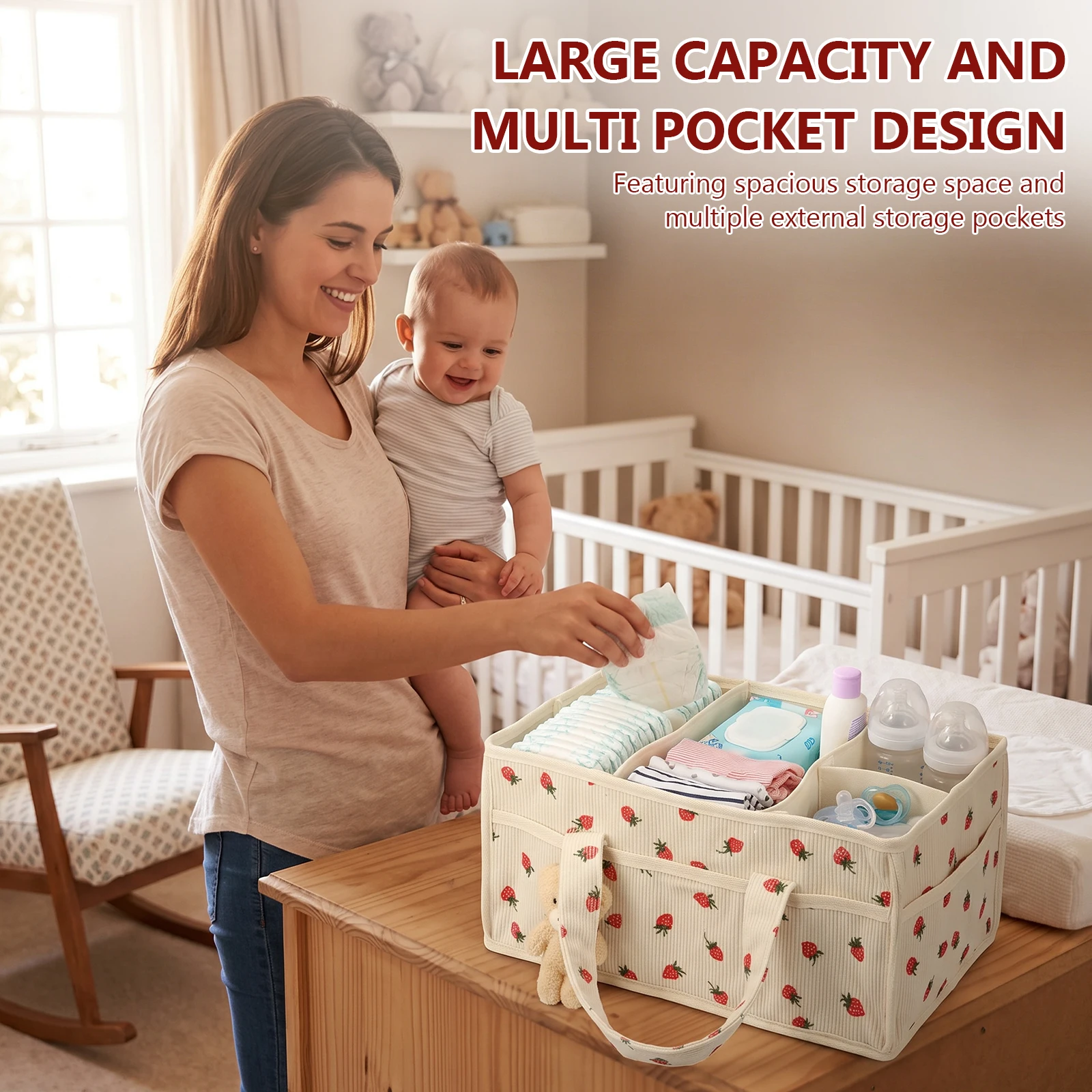 Bebek Bezi Mendil Sepeti Düzen - Baby Products Organiser incelemesi ve fiyatı
