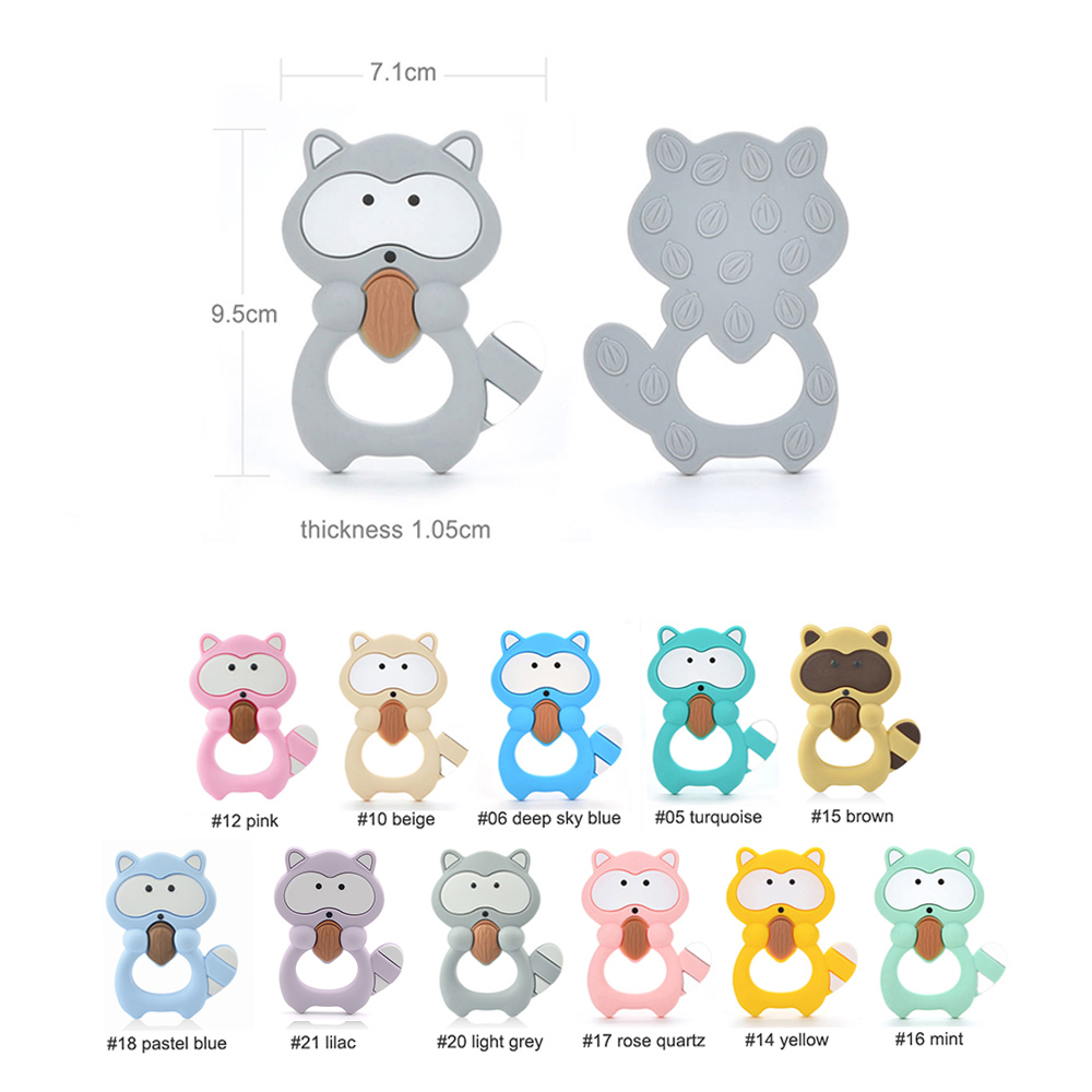 1 adet rakun silikon diş kaşıy - Baby Products List incelemesi ve fiyatı