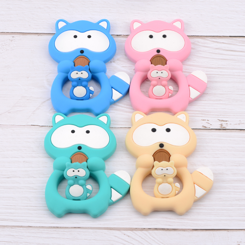 1 adet rakun silikon diş kaşıy - Baby Products List incelemesi ve fiyatı